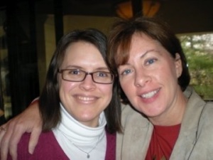 Rachel and editor Amy McConnell